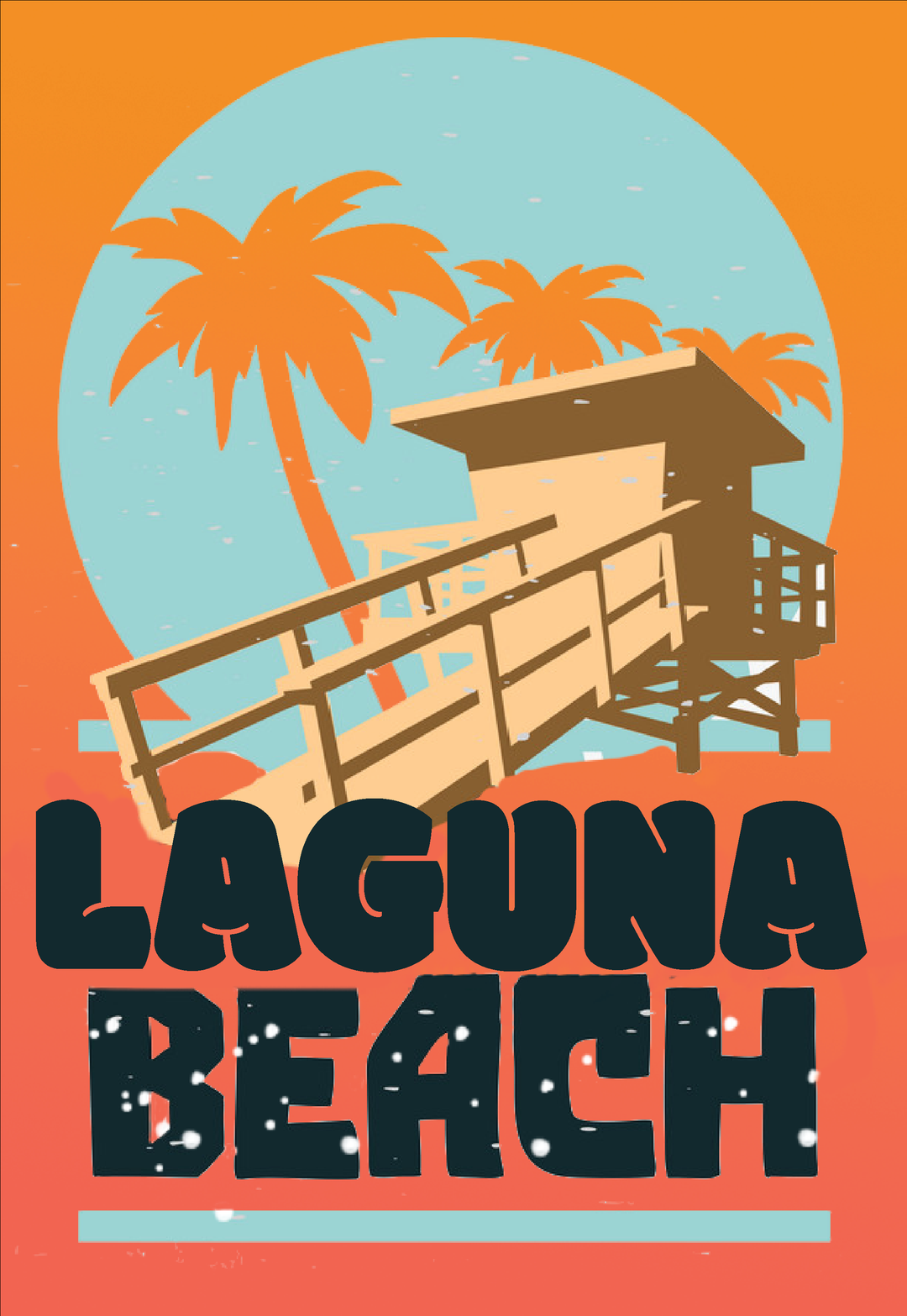 Lifeguard Post Sticker